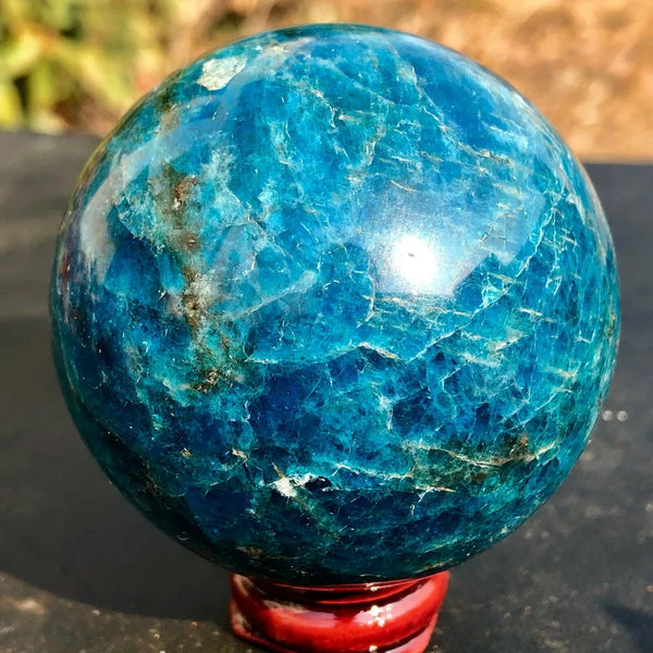 Blue Apatite Ball-ToShay.org