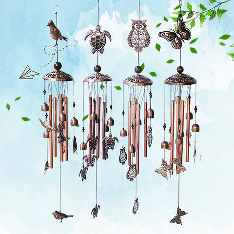 Brass Animal Wind Chimes-ToShay.org