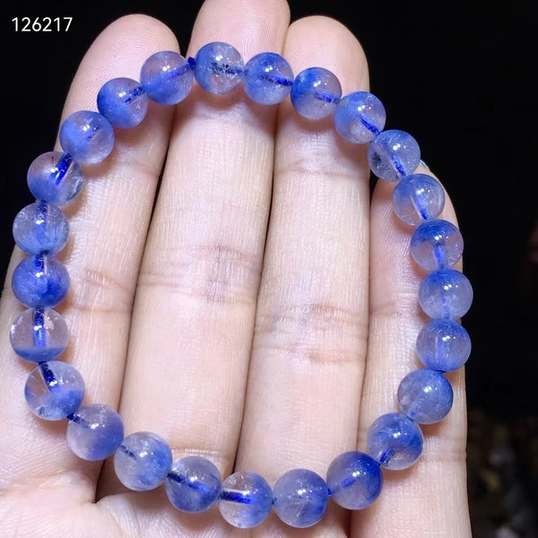 Blue Rutilated Quartz Bracelet-ToShay.org