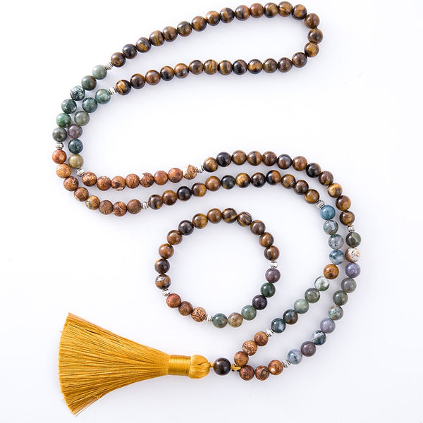 Yellow Tiger Eye Mala Beads-ToShay.org