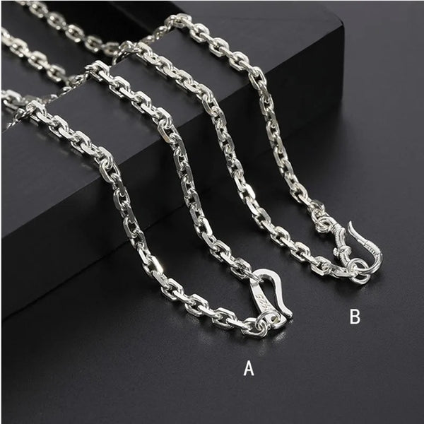 Silver Chain Necklace-ToShay.org