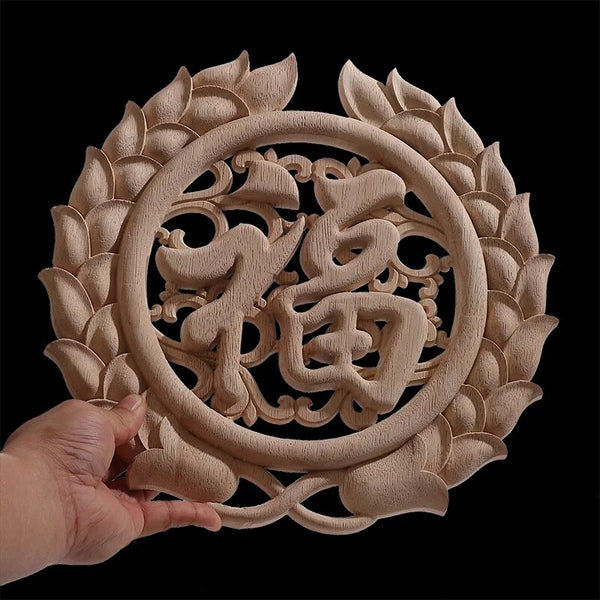 Wood Carved Flower Panel-ToShay.org