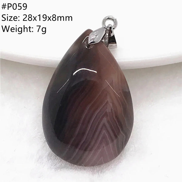Black Lace Agate Pendant-ToShay.org