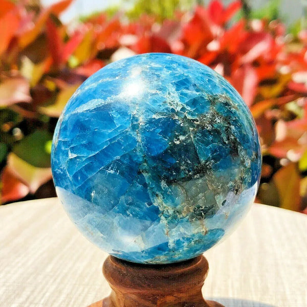 Blue Apatite Ball-ToShay.org