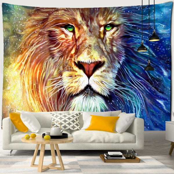 Jungle Cat Art Tapestry-ToShay.org