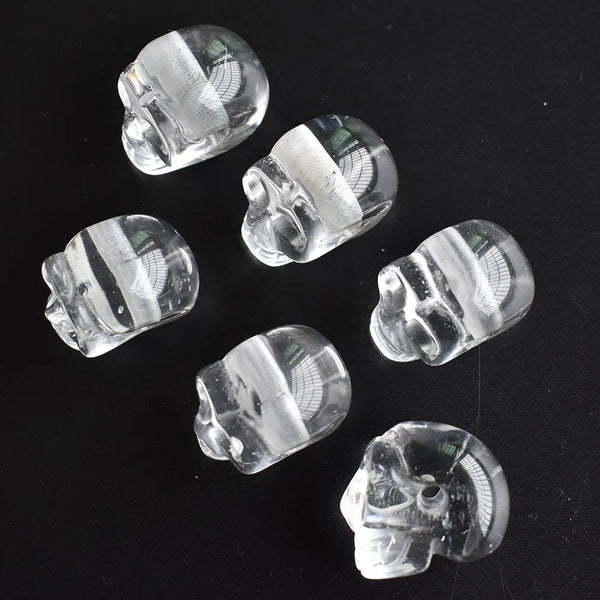 Clear Crystal Skull Beads-ToShay.org