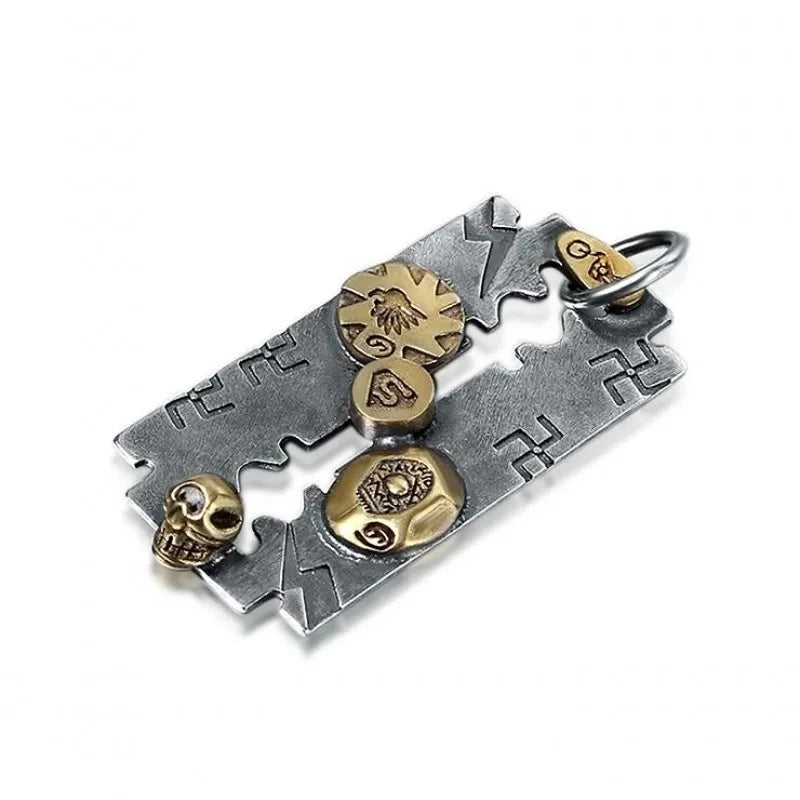 Silver Razor Pendant-ToShay.org