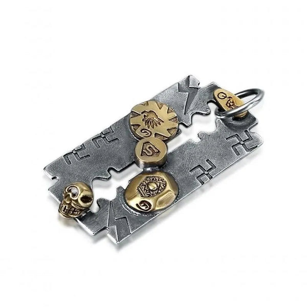 Silver Razor Pendant-ToShay.org