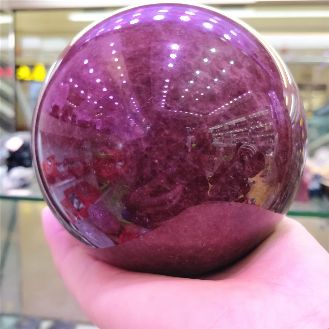 Red Strawberry Quartz Ball-ToShay.org