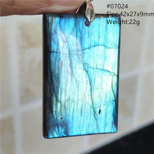 Blue Light Labradorite Pendant-ToShay.org