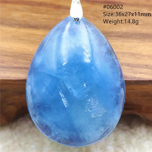 Blue Aquamarine Pendant-ToShay.org