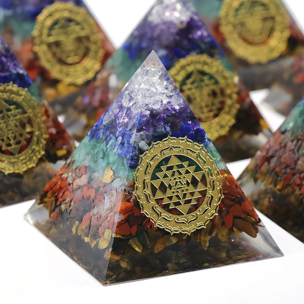 Energy Chakra Orgonite Pyramid-ToShay.org