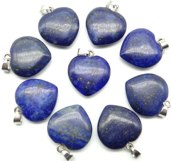 Mixed Crystal Heart Pendants-ToShay.org