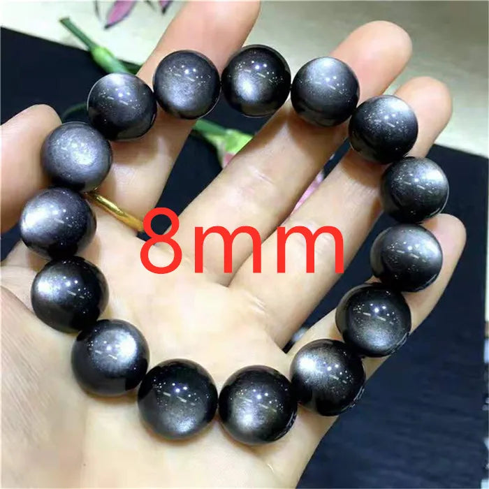 Silver Obsidian Bracelet-ToShay.org