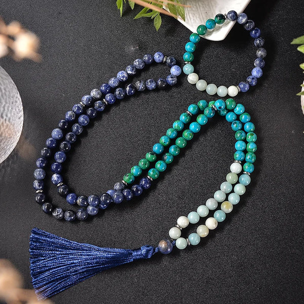 Blue Sodalite Mala Beads-ToShay.org