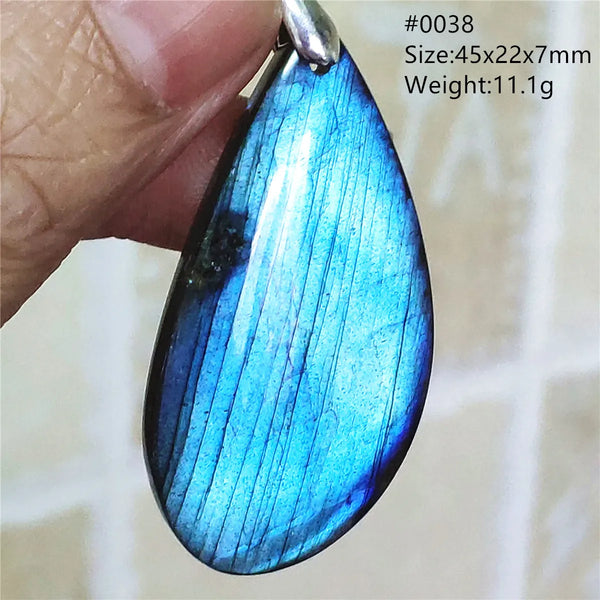 Blue Light Labradorite Pendant-ToShay.org