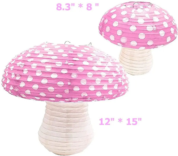 Mushroom Paper Lanterns-ToShay.org
