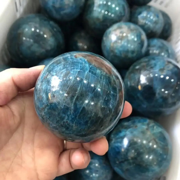 Blue Apatite Ball-ToShay.org