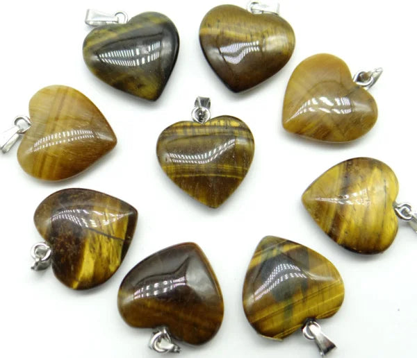 Mixed Crystal Heart Pendants-ToShay.org