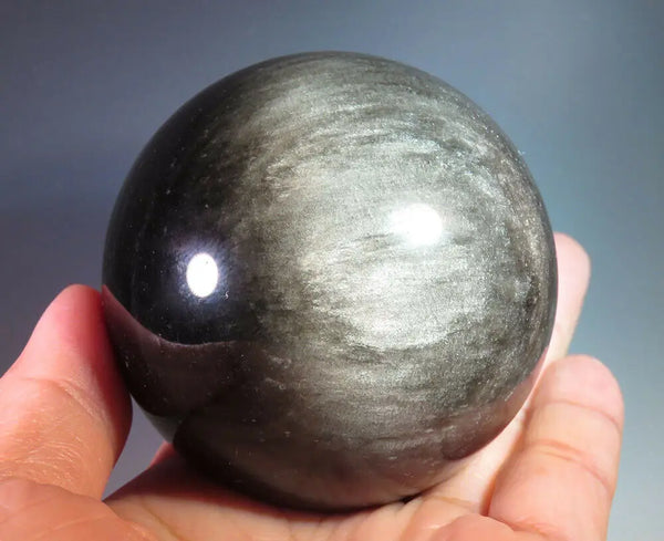 Silver Obsidian Ball-ToShay.org