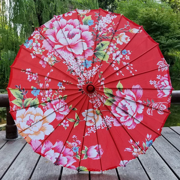 Red Paper Umbrellas-ToShay.org