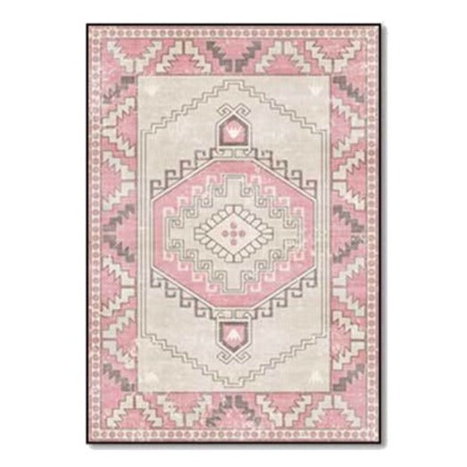 Pink Moroccan Style Rug-ToShay.org