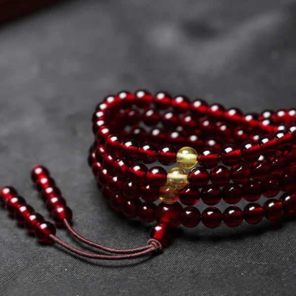 Red Amber Prayer Beads-ToShay.org