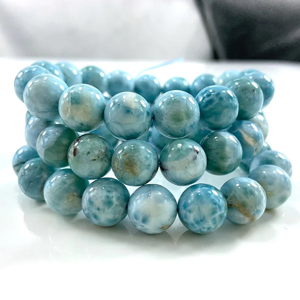 Blue Larimar Stone Beads-ToShay.org