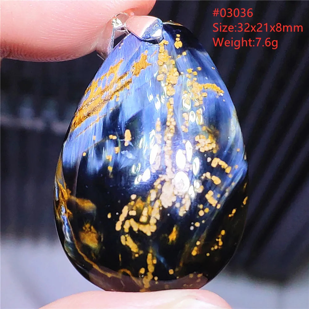 Blue Pietersite Pendant-ToShay.org