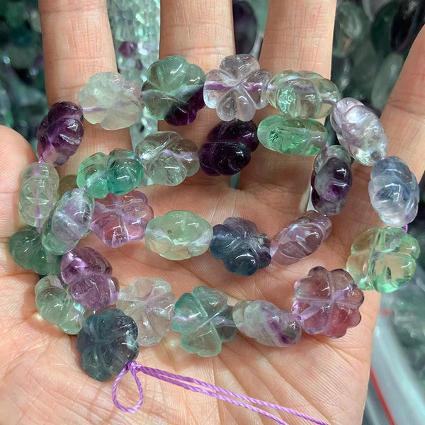 Green Fluorite Four Leaf Clover-ToShay.org