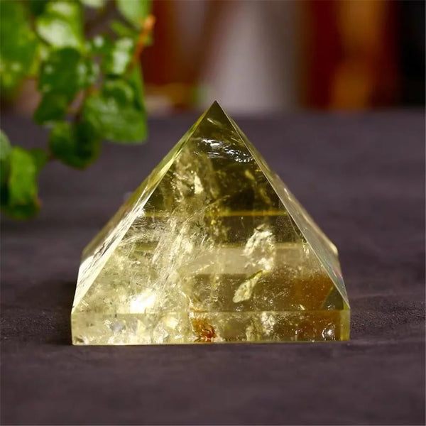 Yellow Citrine Pyramid-ToShay.org