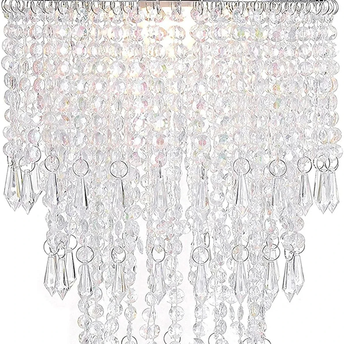 Crystal Bead Chain Chandelier-ToShay.org