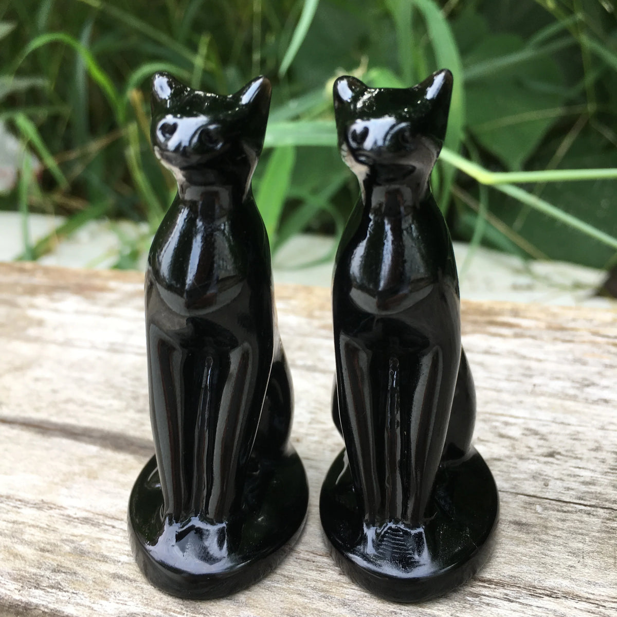 Black Obsidian Egyptian Cat-ToShay.org