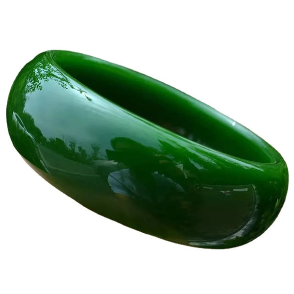 Green Jade Bangle-ToShay.org