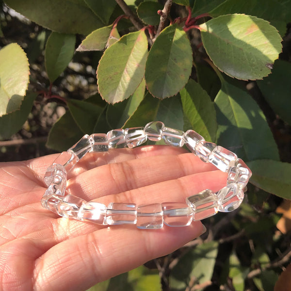Clear Rock Quartz Bracelet-ToShay.org