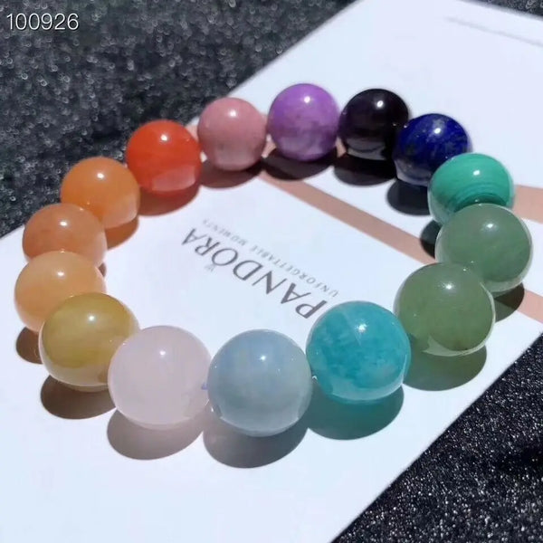 Rainbow Crystal Quartz Bracelet-ToShay.org