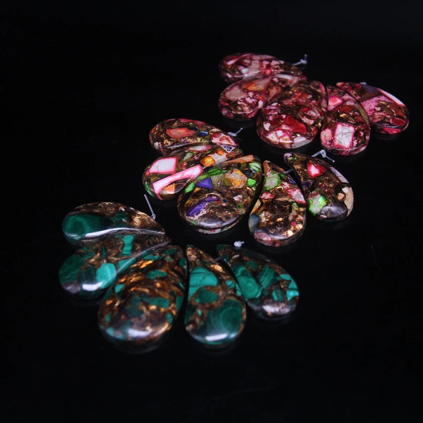 Mixed Emperor Jasper Pendants-ToShay.org