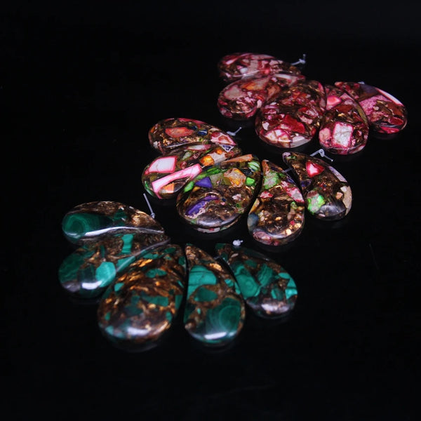 Mixed Emperor Jasper Pendants-ToShay.org