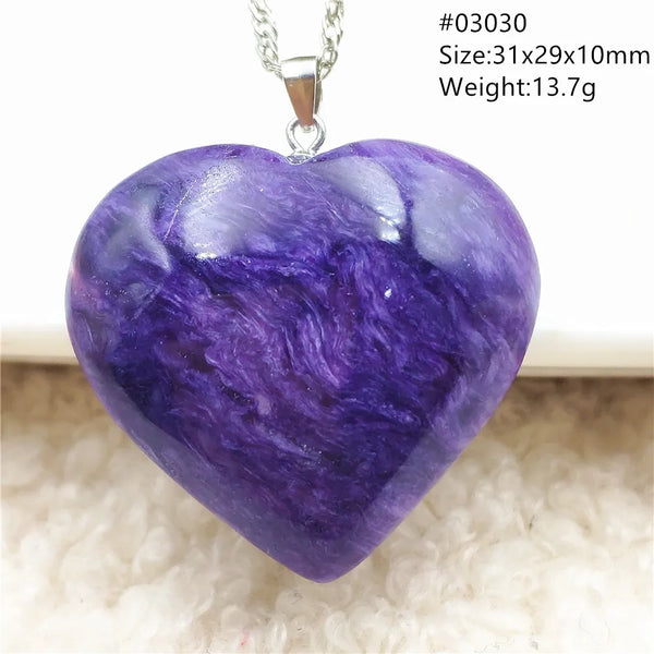 Purple Charoite Pendant-ToShay.org