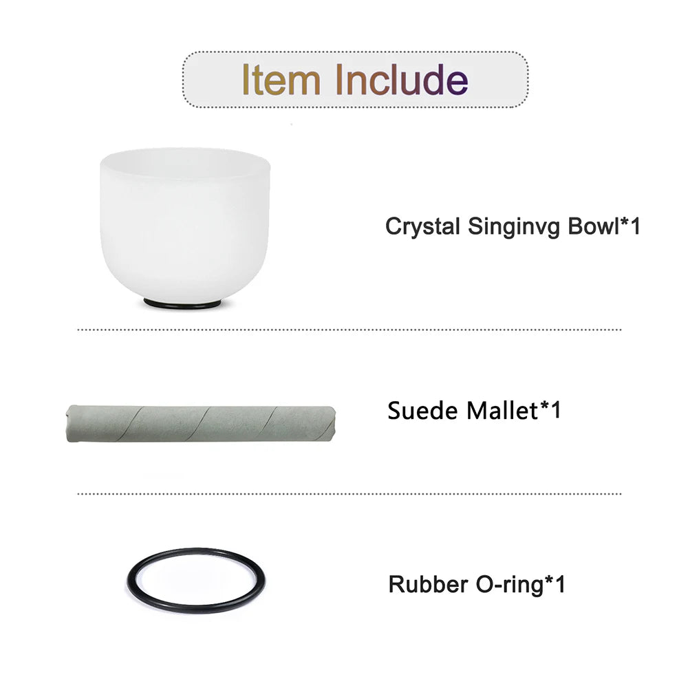 Frosted Crystal Singing Bowl-ToShay.org