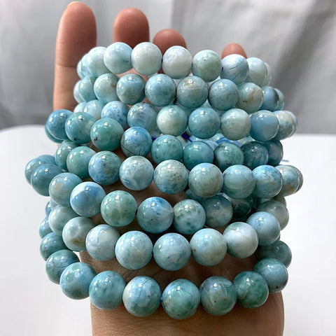 Blue Larimar Stone Beads-ToShay.org