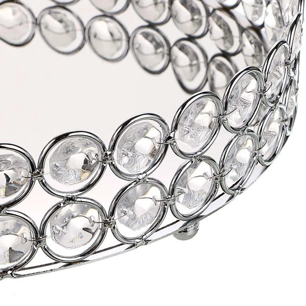 Crystal Bead Mirror Tray-ToShay.org