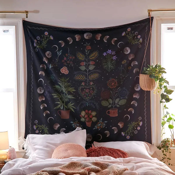 Moon Phase Tapestry-ToShay.org