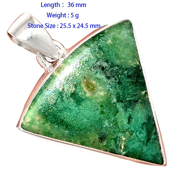 Green Metrolite Emerald Pendant-ToShay.org