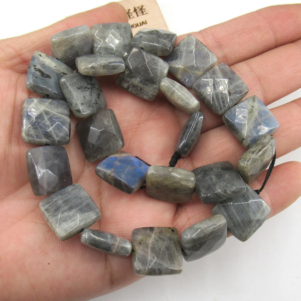 Blue Labradorite Square Beads-ToShay.org