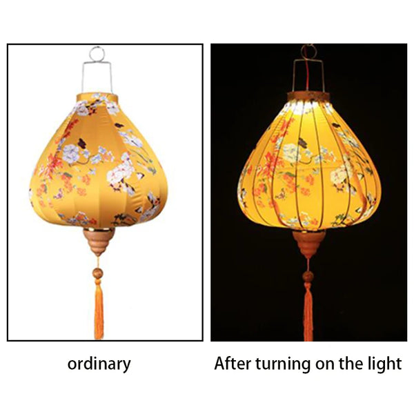 Flower Print Lantern-ToShay.org