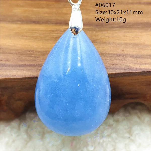 Blue Aquamarine Pendant-ToShay.org