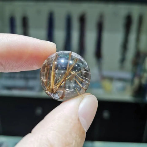 Gold Rutilated Quartz Ball-ToShay.org