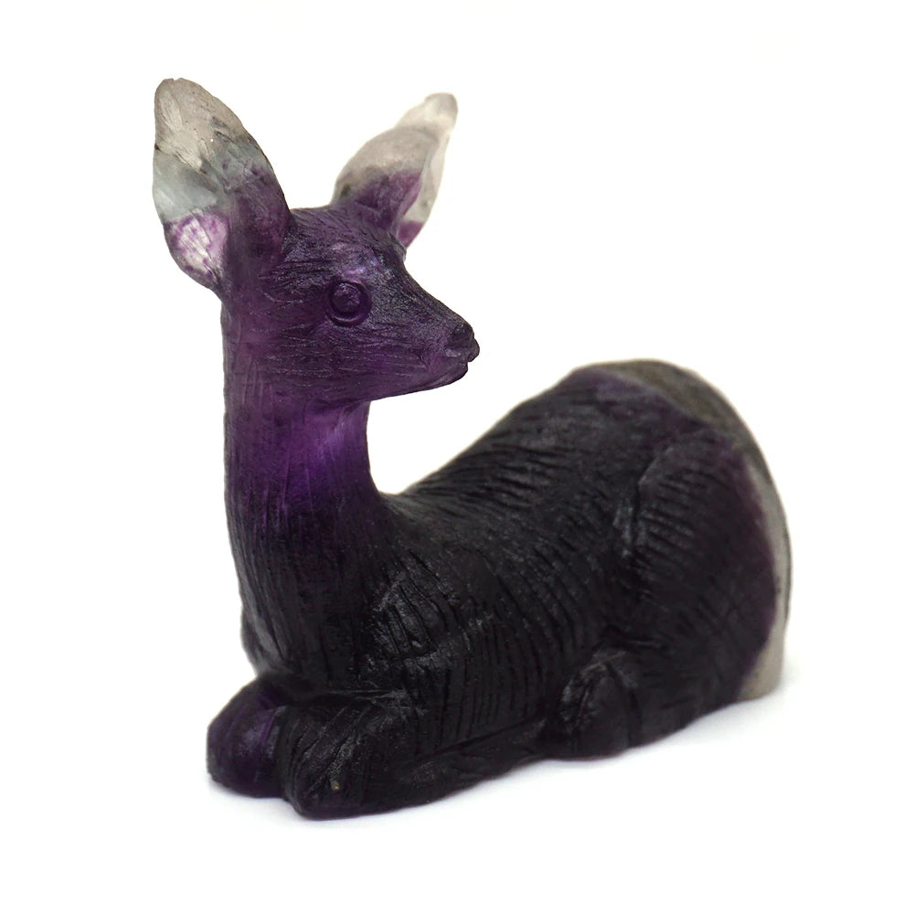 Purple Fluorite Deer-ToShay.org