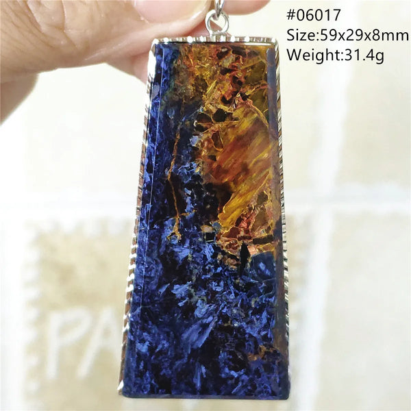 Blue Pietersite Pendant-ToShay.org